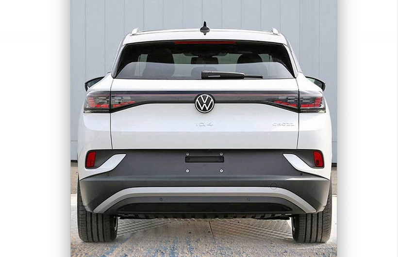 White VW ID.4 Rear